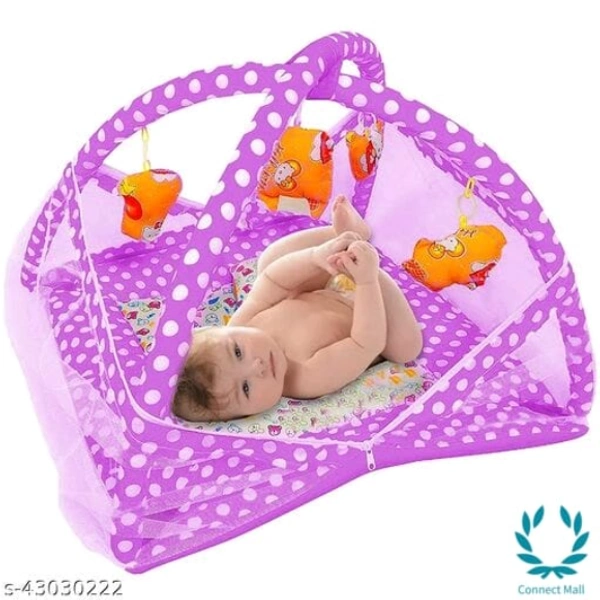 Allure Baby Play Gym with Mosquito Net - L XH X B (11 X11 X11 )cm, Multi Pack Of:1